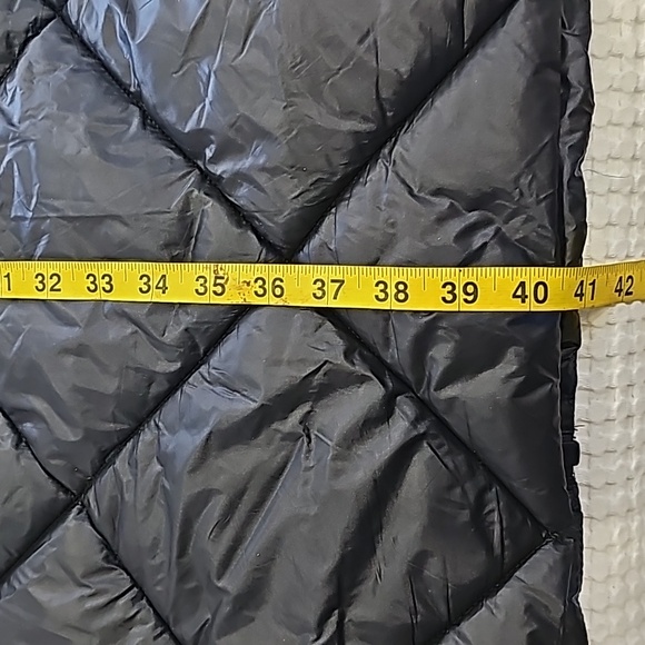 DKNY Jeans Diamond Quilted Hooded Water Resistant Coat Puffer Size XL Black - Picture 13 of 14